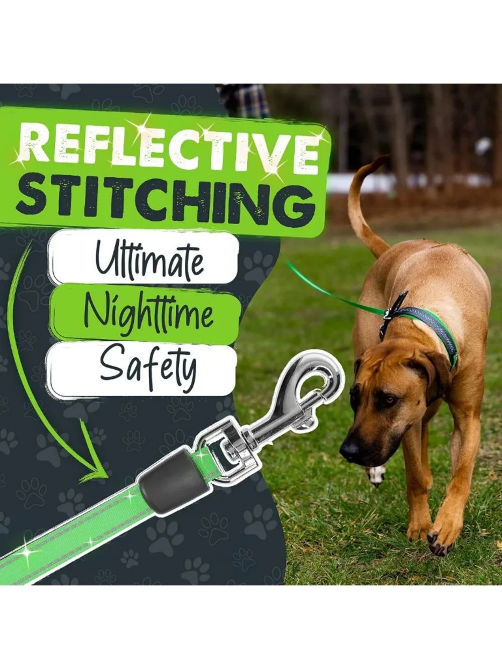 Retractable Dog Leash with Poop Bag Holder - 16 Ft Durable & Comfortable